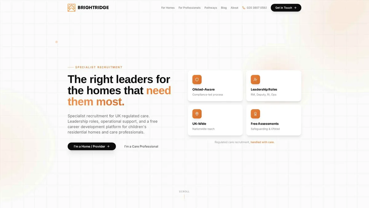 Brightridge — live site
